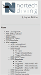 Mobile Screenshot of nortechdiving.dk
